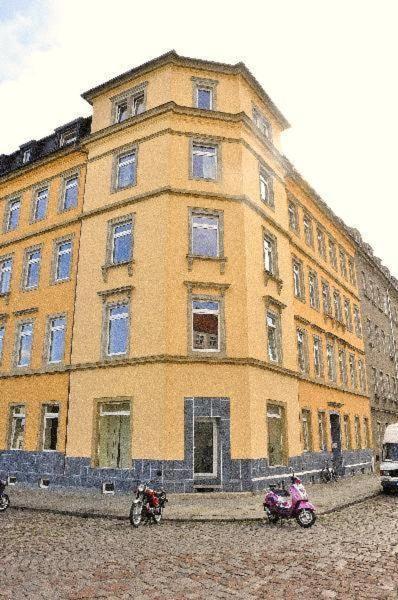 3-Raum-Fewo-Dresden-Zentrum-Balkon-Blick-Auf-Altstadt-L10 Luaran gambar